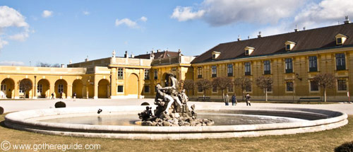 Schonbrunn Palace Fountain