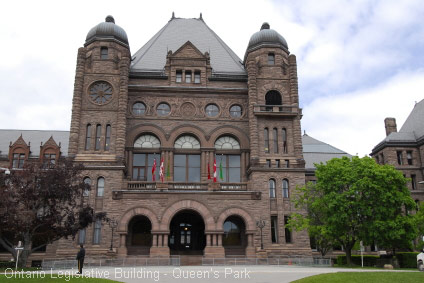Ontario Legislative Building Queens Park Toronto