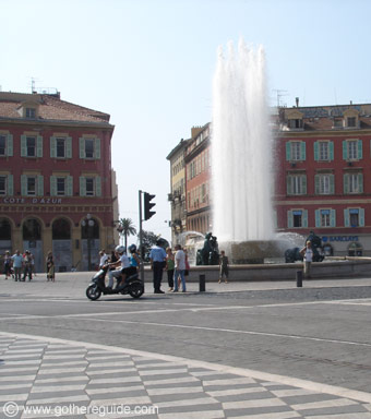 Place Massena Fountain