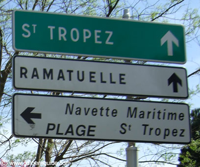 St Tropez Sign
