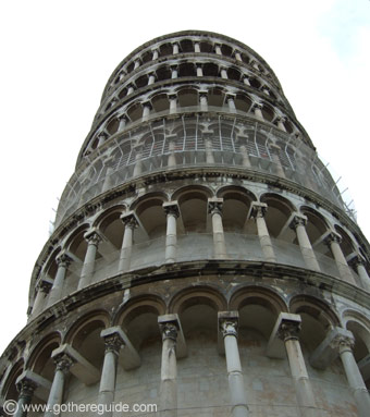 Leaning Tower Pisa detail