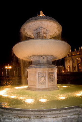 St Peters Square fountain