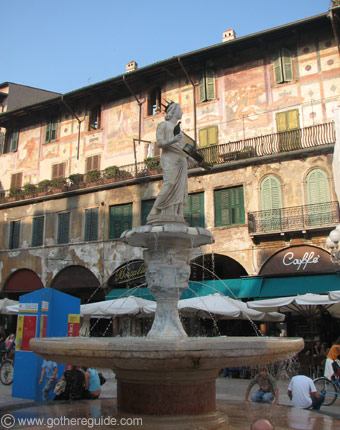 Piazza Erbe Fountain