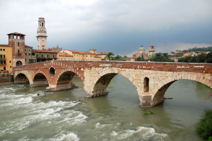Ponte Romano Verona Italy