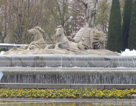 Plaza Canovas del Castillo Neptune Fountain