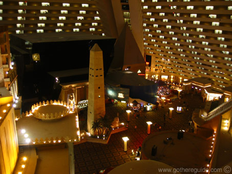 Luxor Resort and Casino Las Vegas inside