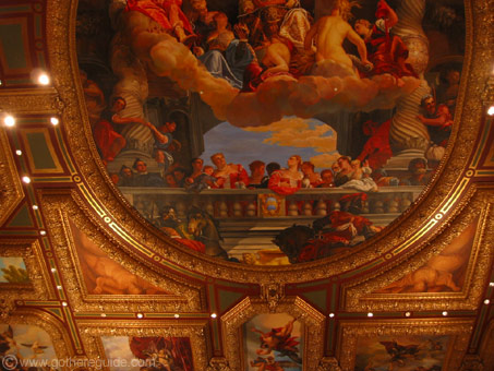 Venetian painted ceiling