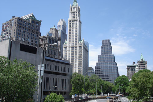 Woolworth Building panorama
